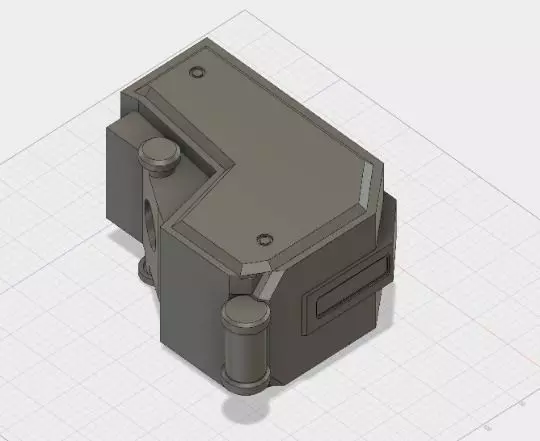 Bastion Head 3D model scale inspired by Overwatch STL 3D print model_0