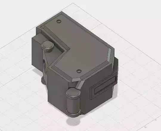 Bastion Head 3D model scale inspired by Overwatch STL 3D print model