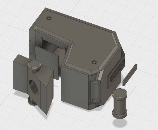 Bastion Head 3D model scale inspired by Overwatch STL 3D print model_1