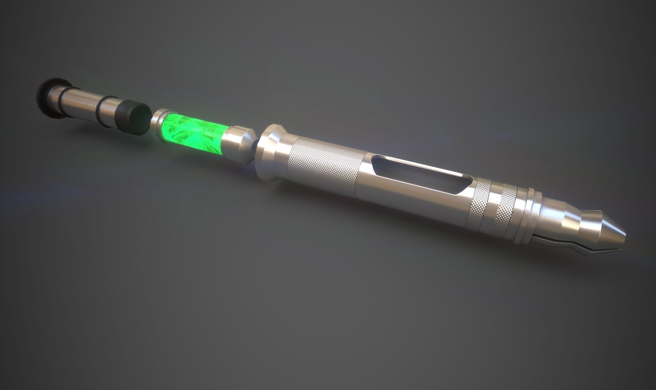 Medical injector stimpack -  PBR - lowpoly Low-poly 3D model_5