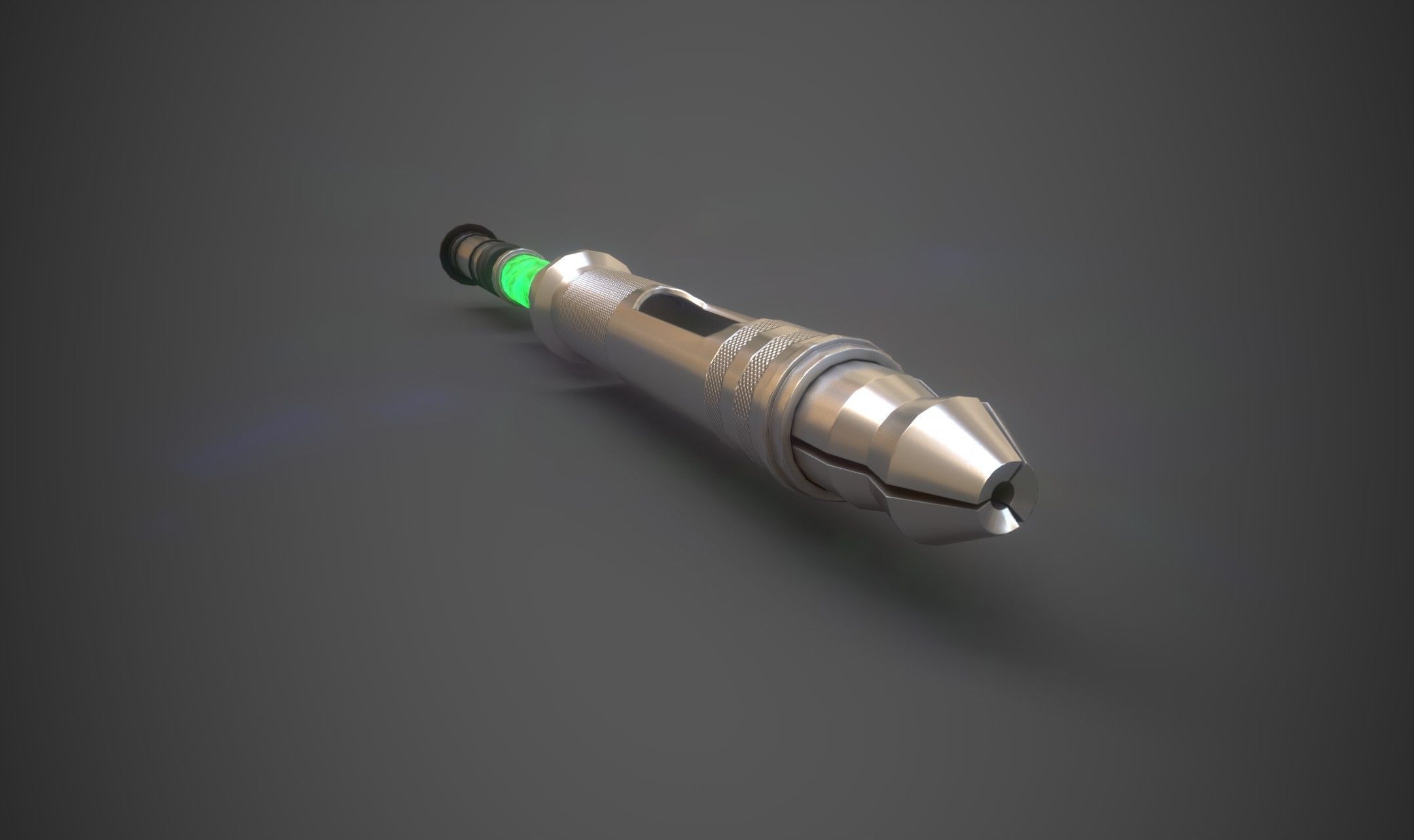 Medical injector stimpack -  PBR - lowpoly Low-poly 3D model_4