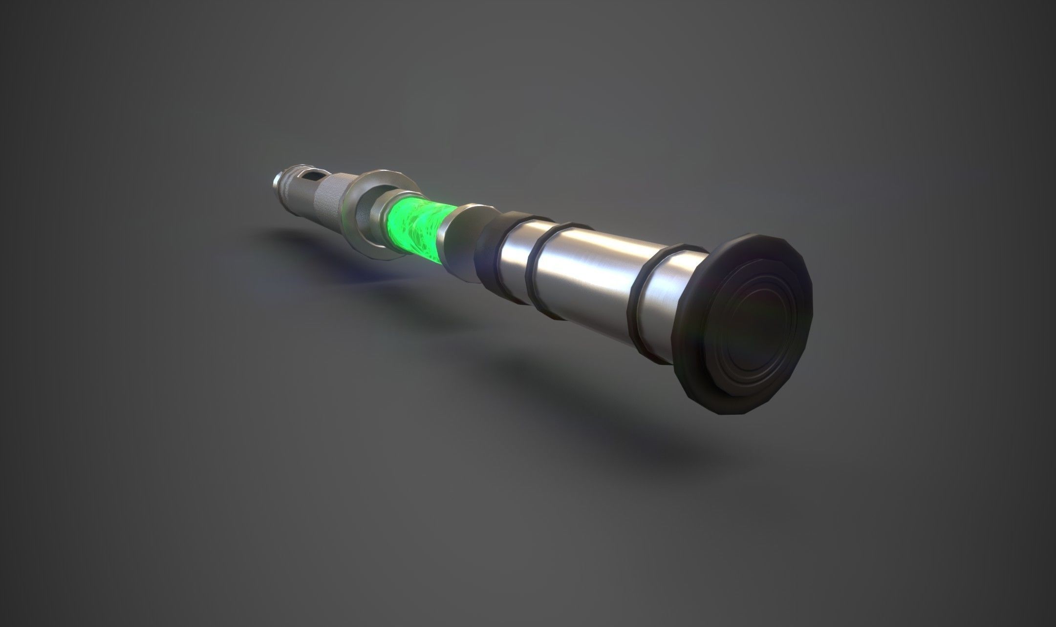 Medical injector stimpack -  PBR - lowpoly Low-poly 3D model_7