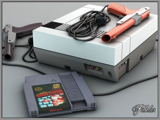 NES luxury pack 3D model_2