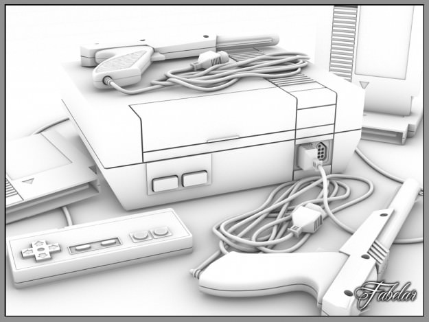 NES luxury pack 3D model_22