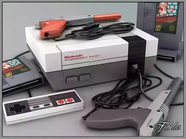NES luxury pack 3D model
