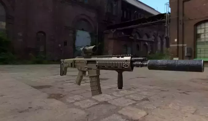 Fn-Scar rifle for gta 3D model