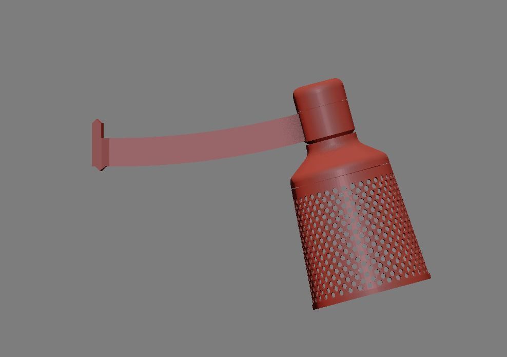 Chandelier Lamp modular E-14 3d print 3D print model_5