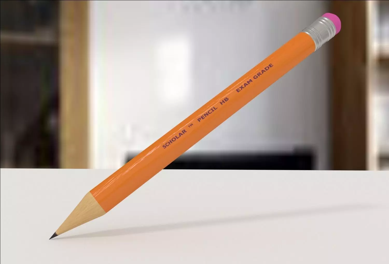 HB Pencil  3D model_0