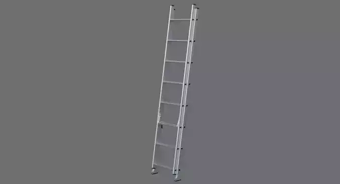 Ladder 1A Low-poly 3D model