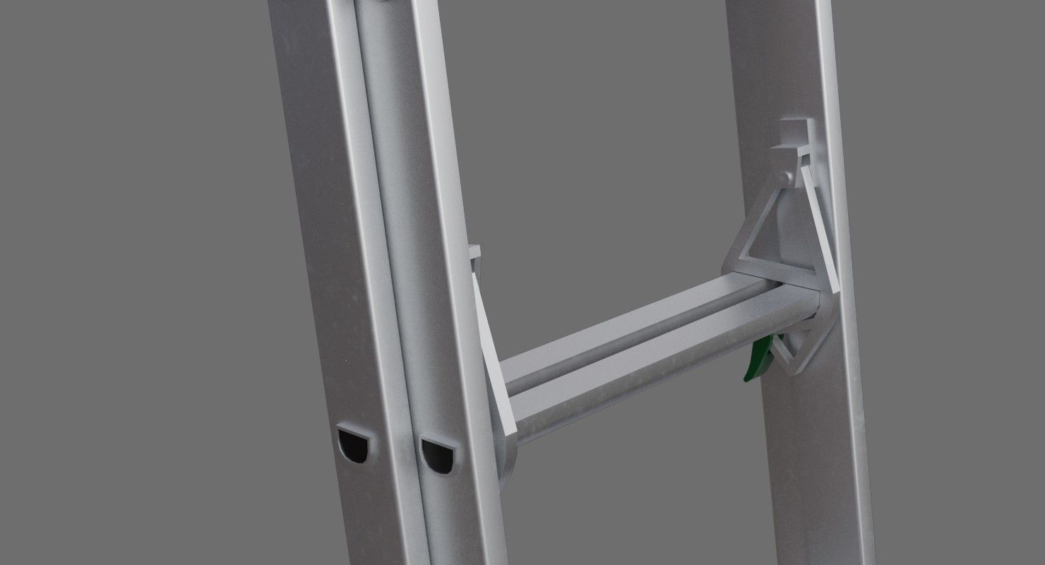 Ladder 1A Low-poly 3D model_5