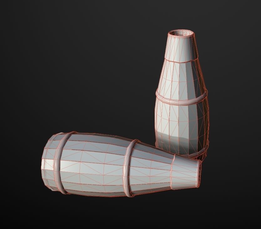 HIE Clean Fish trap D180410 Low-poly 3D model_3