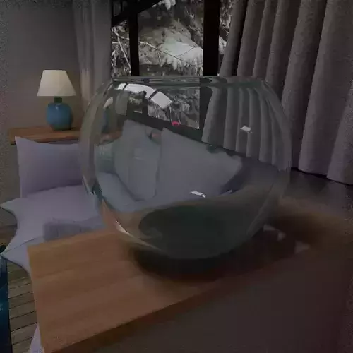 Glass Fish Bowl 