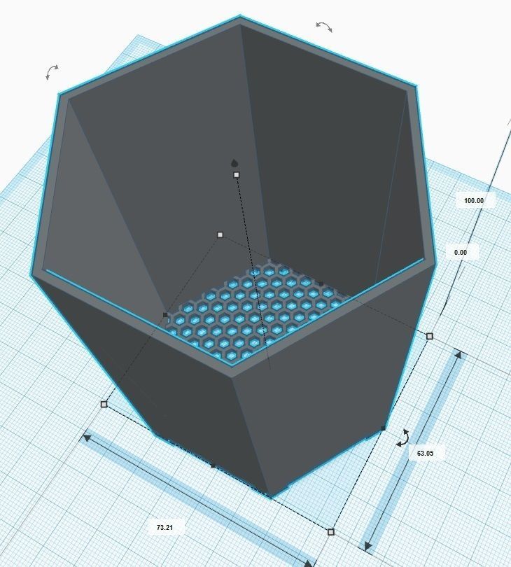 6 Piece Self-Watering Planter 3D print model_1