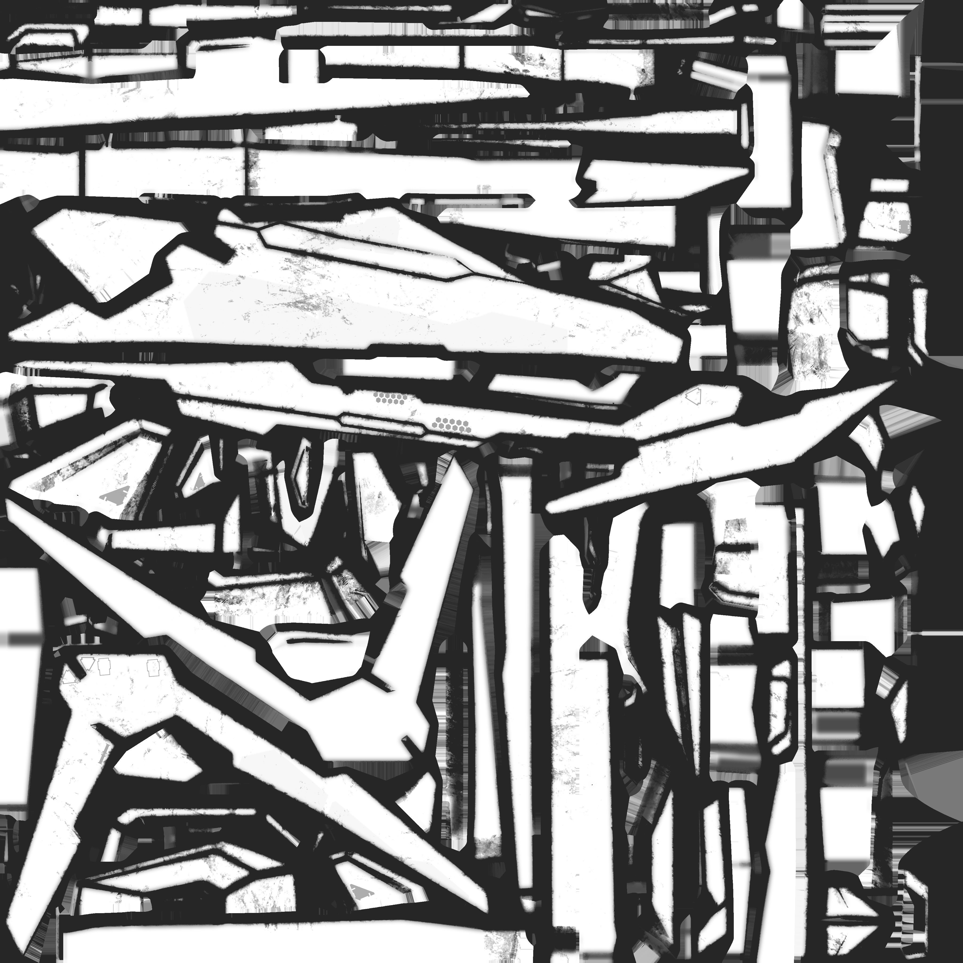 StarShip futuristic spaceship flying 3D model_29