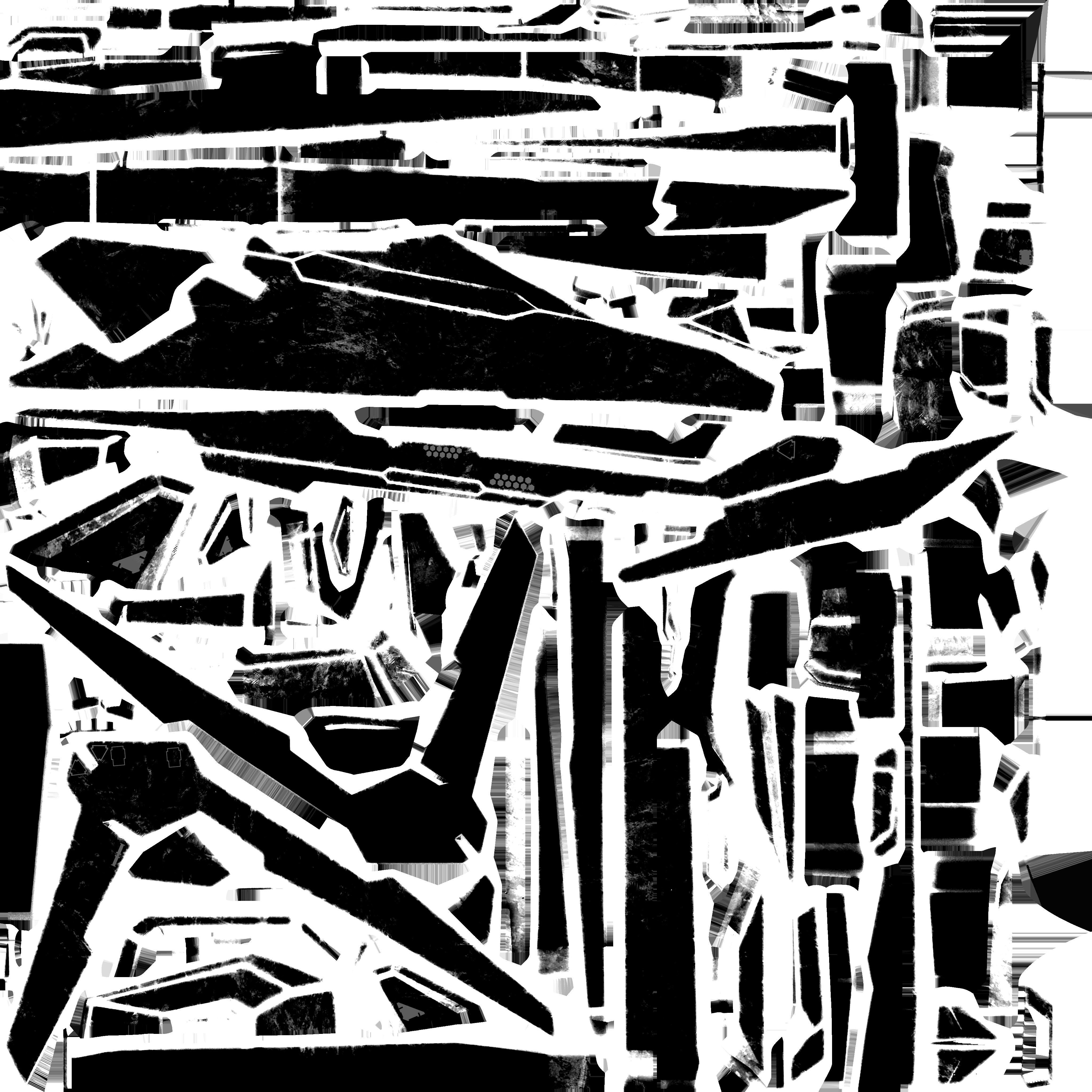 StarShip futuristic spaceship flying 3D model_28