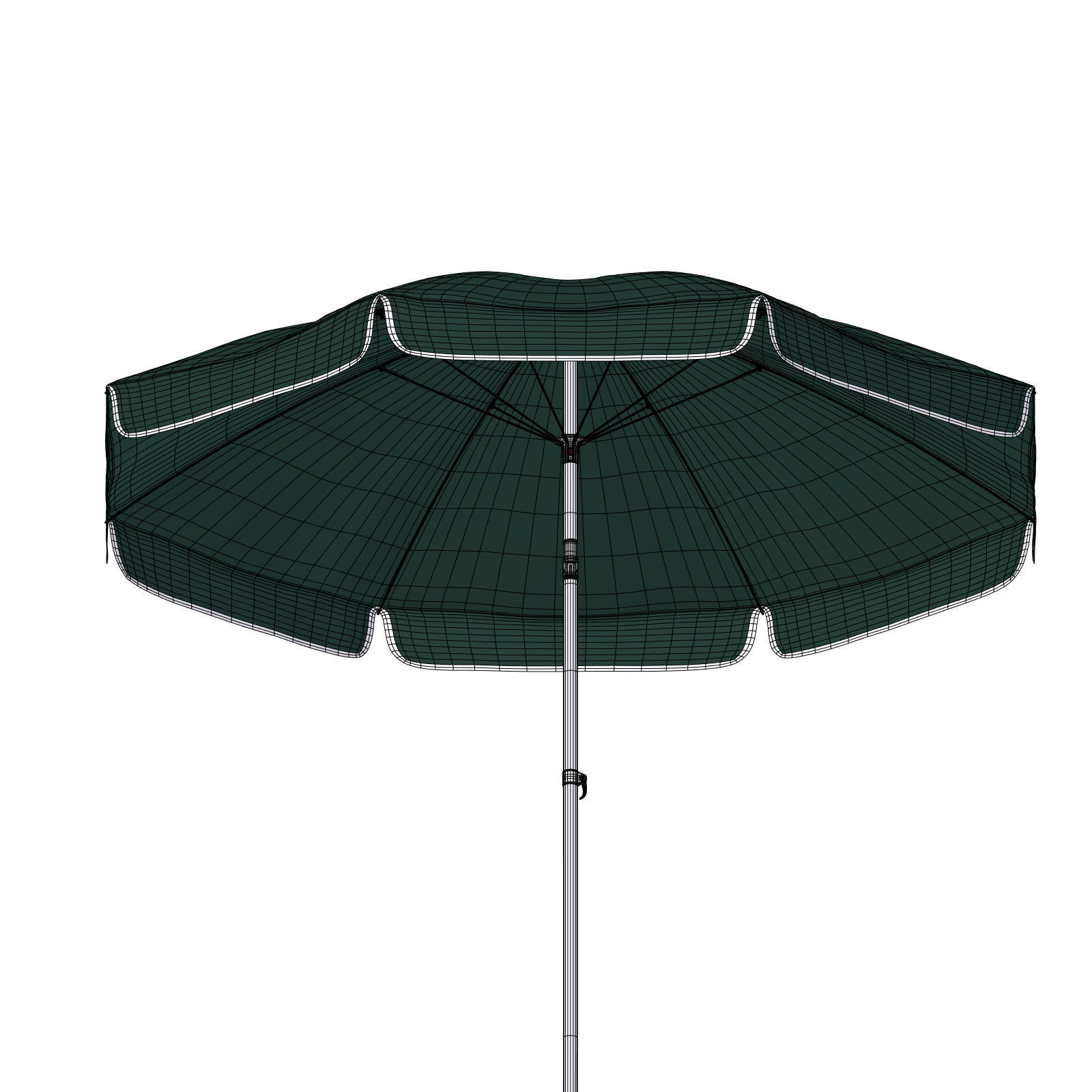 Beach Umbrella 3D model_9