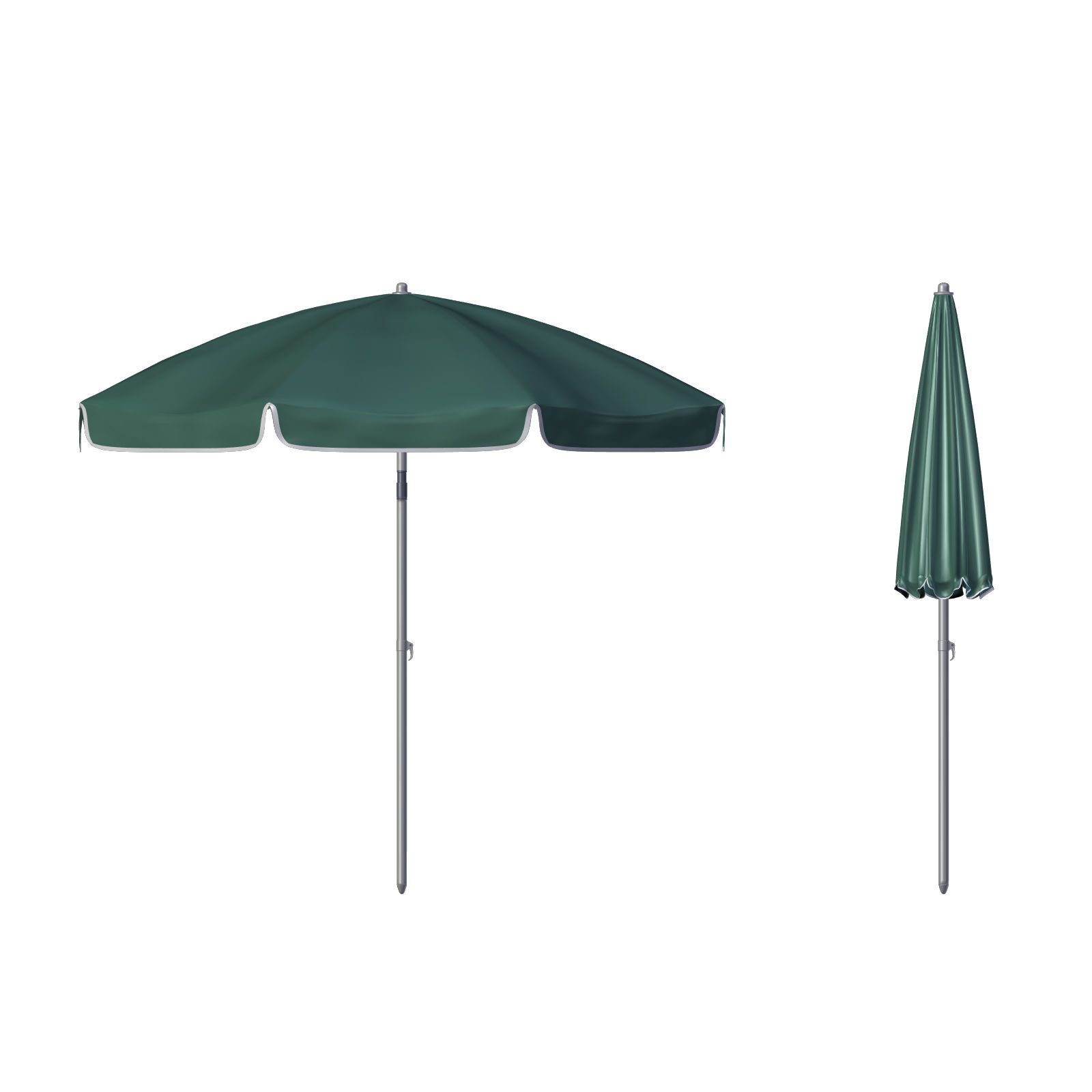Beach Umbrella 3D model_1