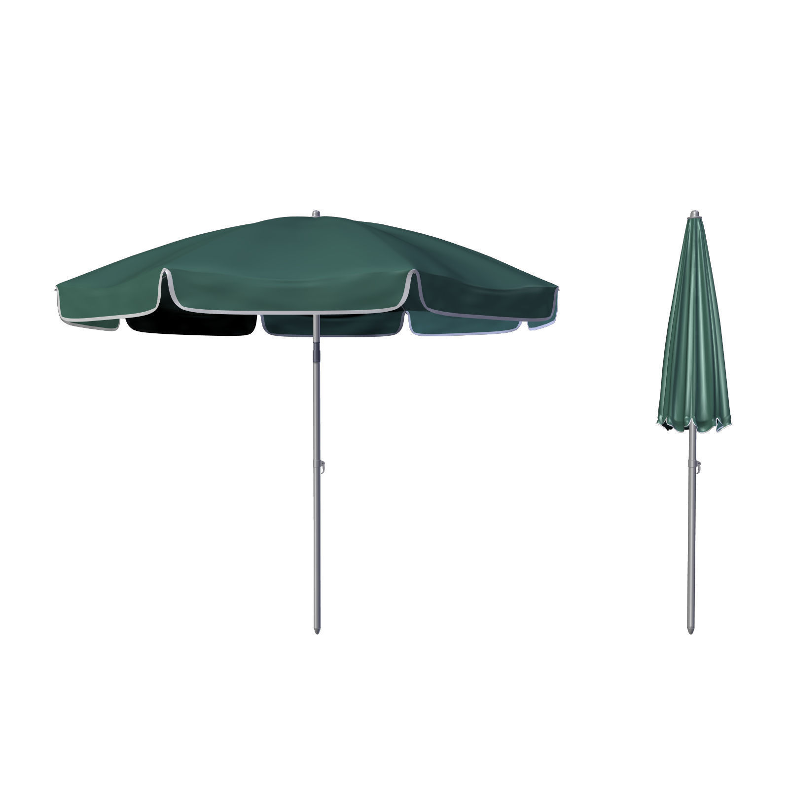 Beach Umbrella 3D model_2