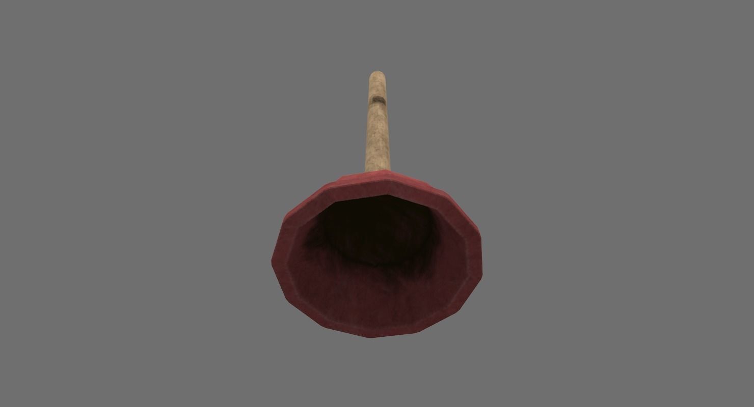 Toilet plunger 3D model_4