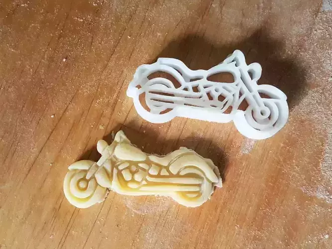 Motorcycle Cookie Cutter 
