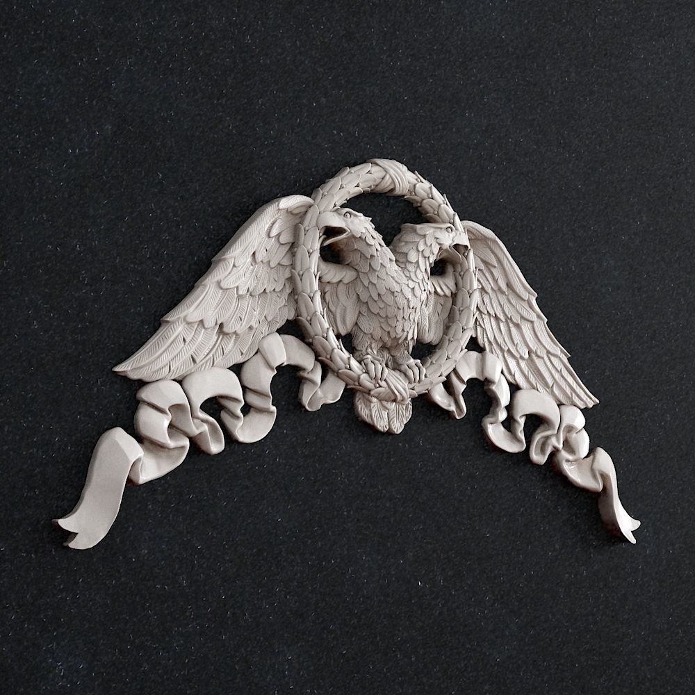 Eagle bird corner  3D print model_1