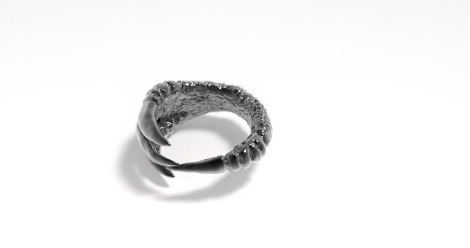 Claw ring 3D print model
