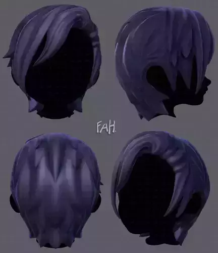 3D Hair style for boy V08