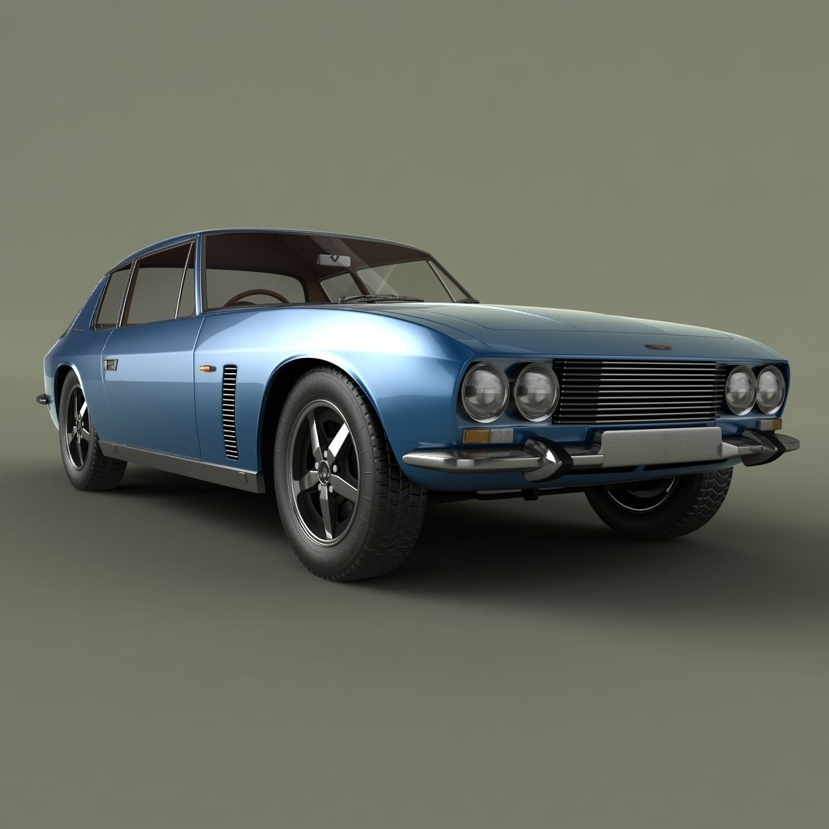 Jensen Interceptor 3D model_7