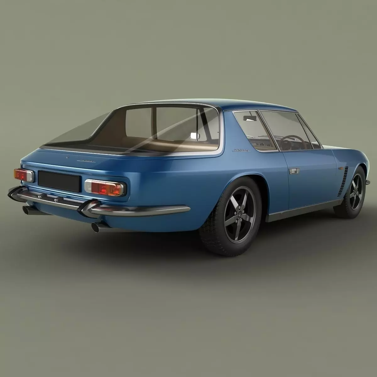 Jensen Interceptor 3D model_0