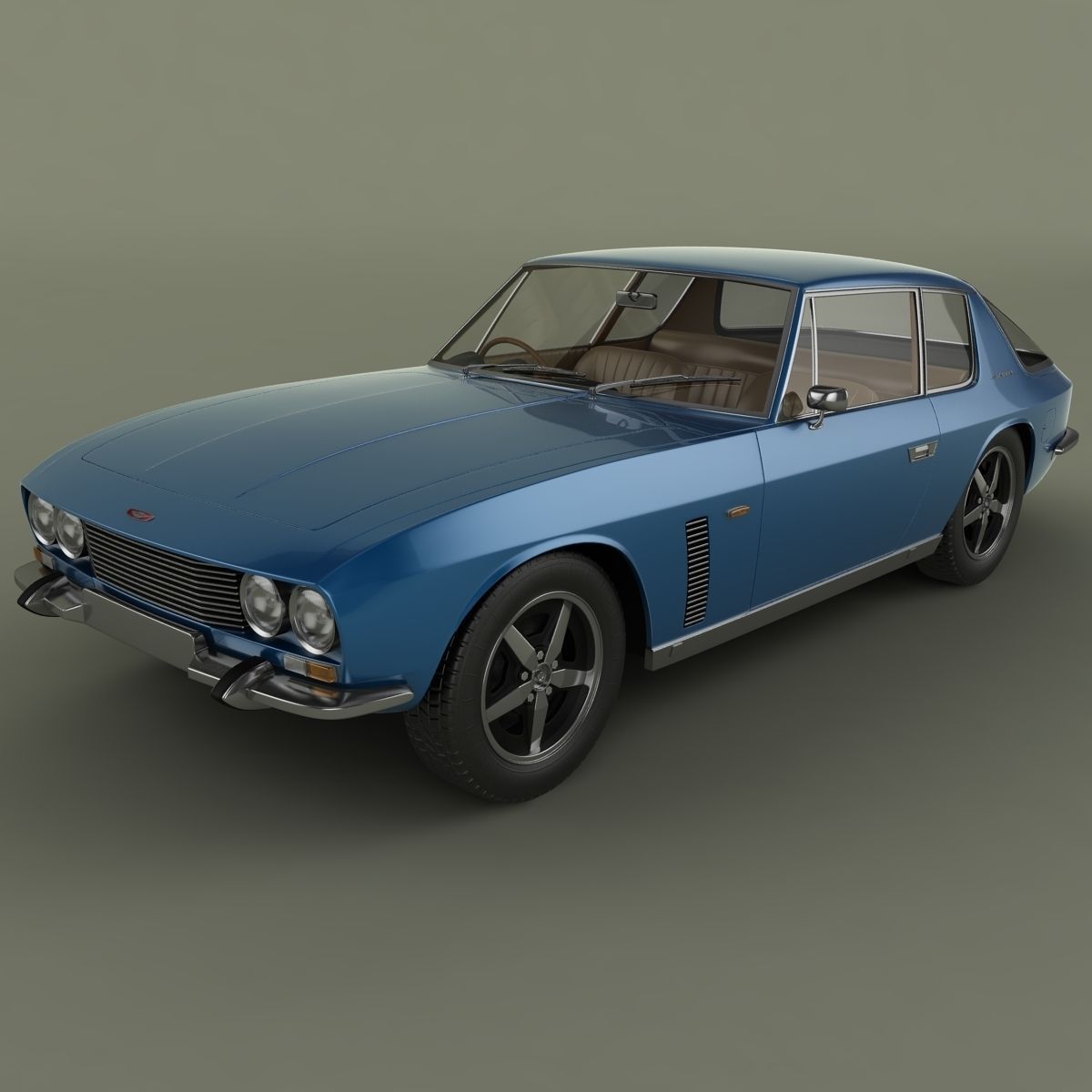Jensen Interceptor 3D model_3