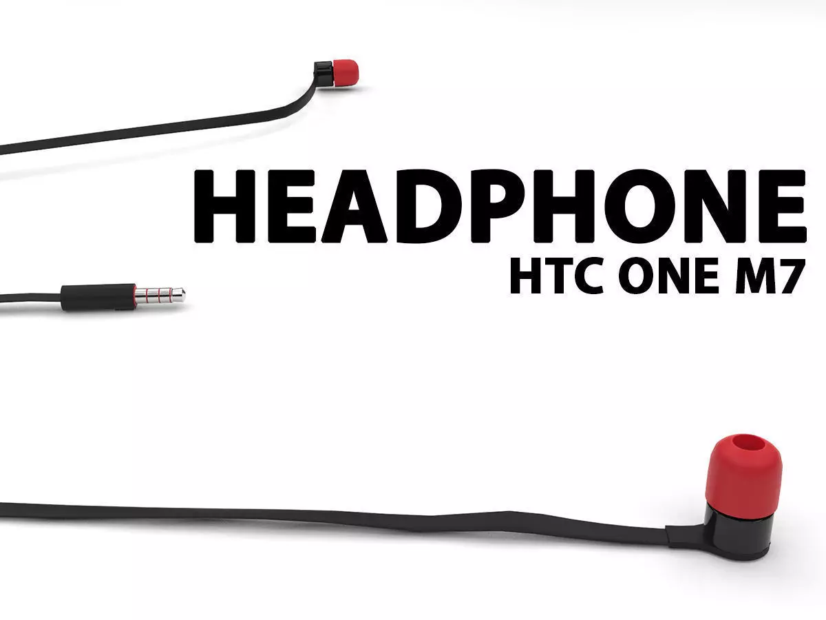 Earbud Headphone Free 3D model