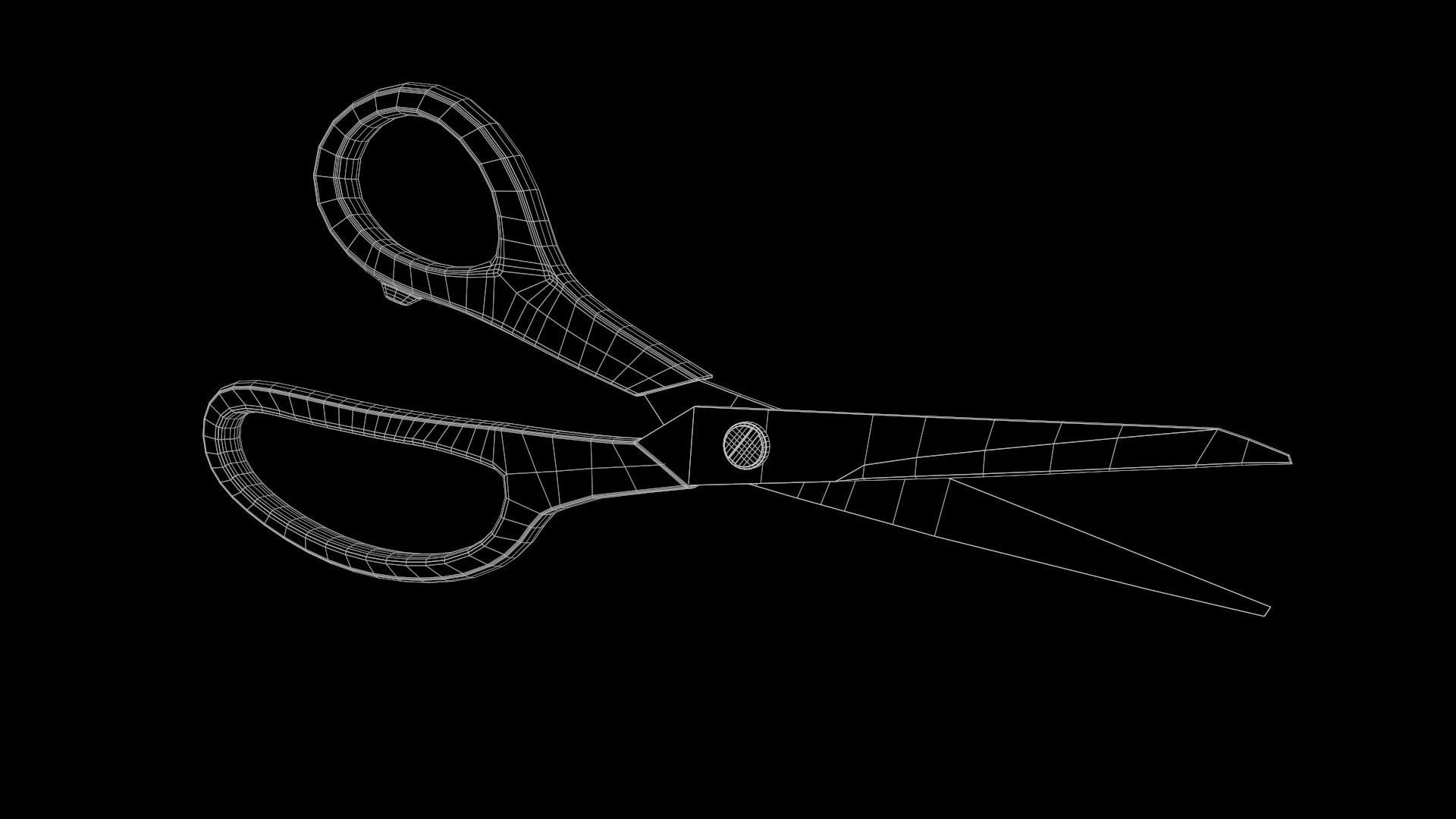 Scissors Vol1 Low-poly 3D model_30