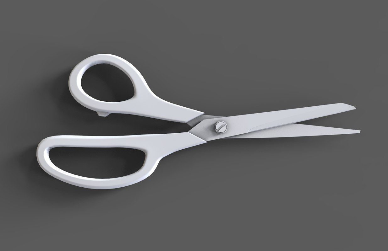 Scissors Vol1 Low-poly 3D model_15