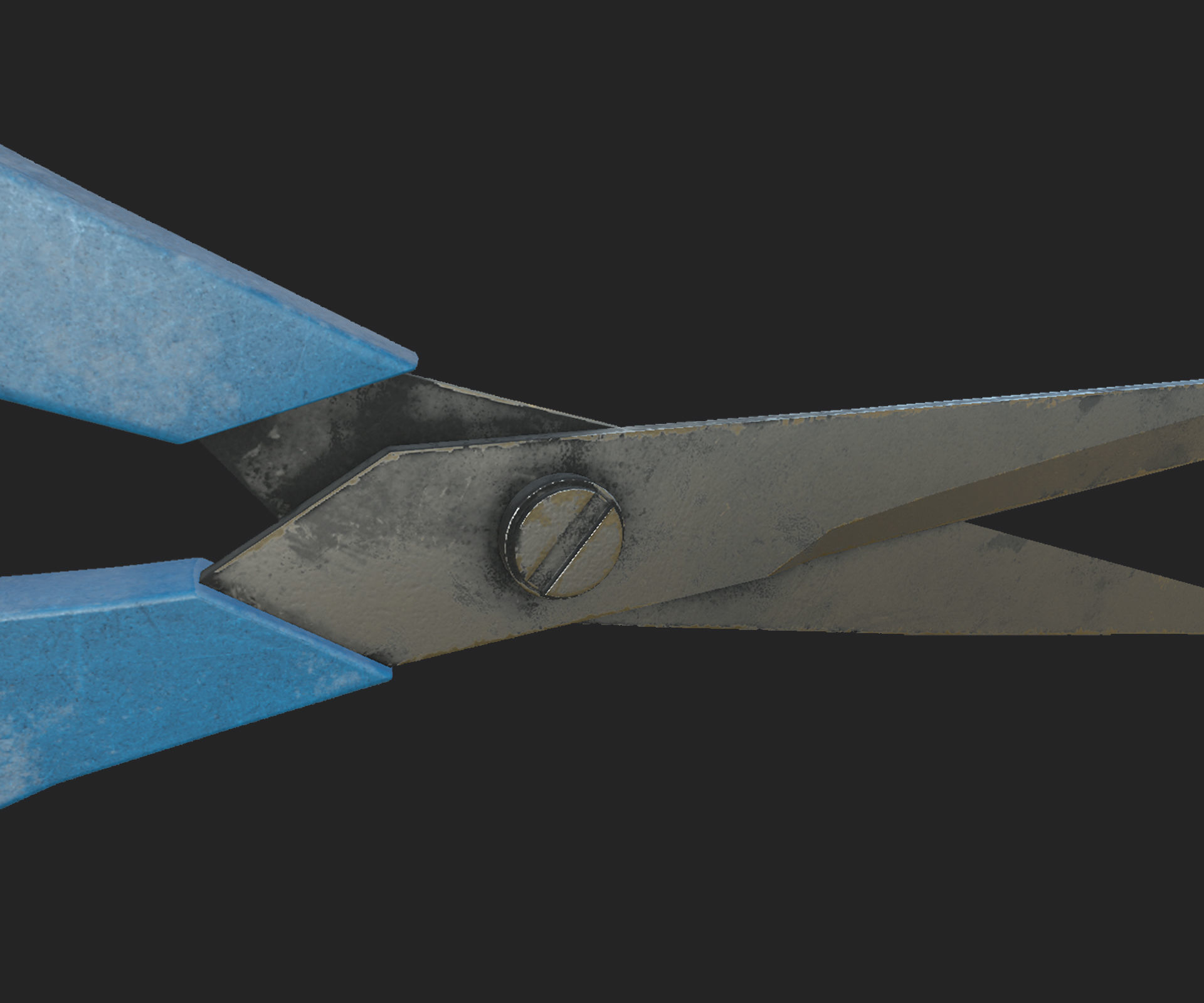 Scissors Vol1 Low-poly 3D model_8