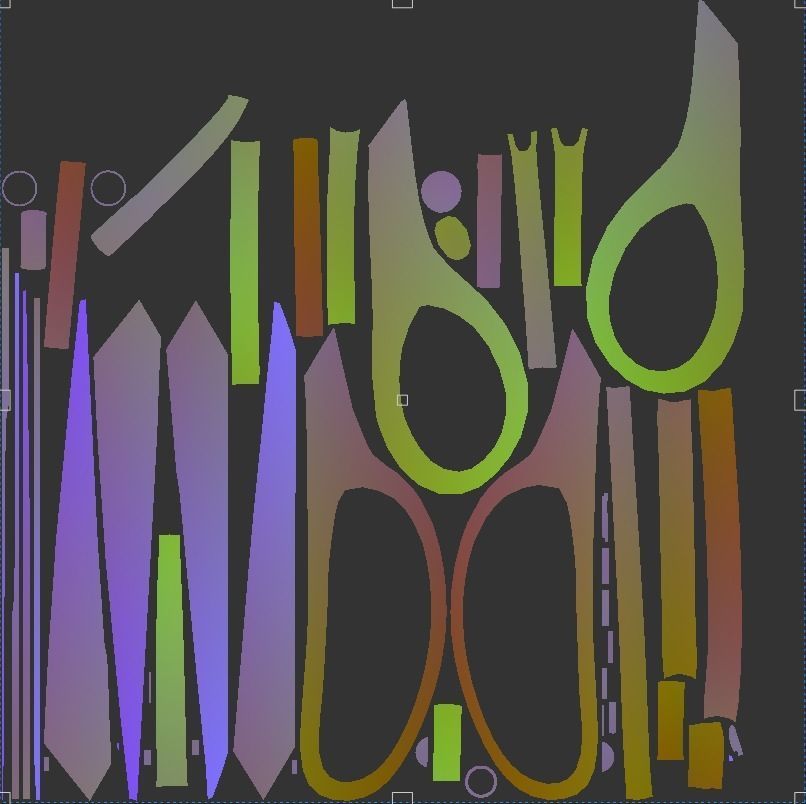 Scissors Vol1 Low-poly 3D model_22