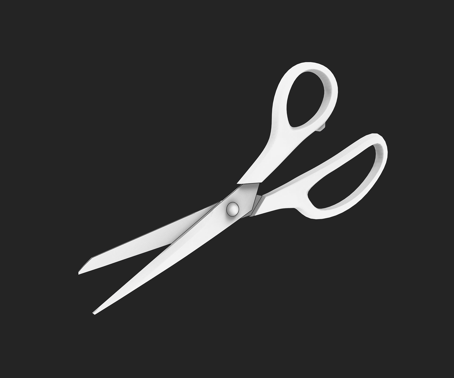 Scissors Vol1 Low-poly 3D model_11