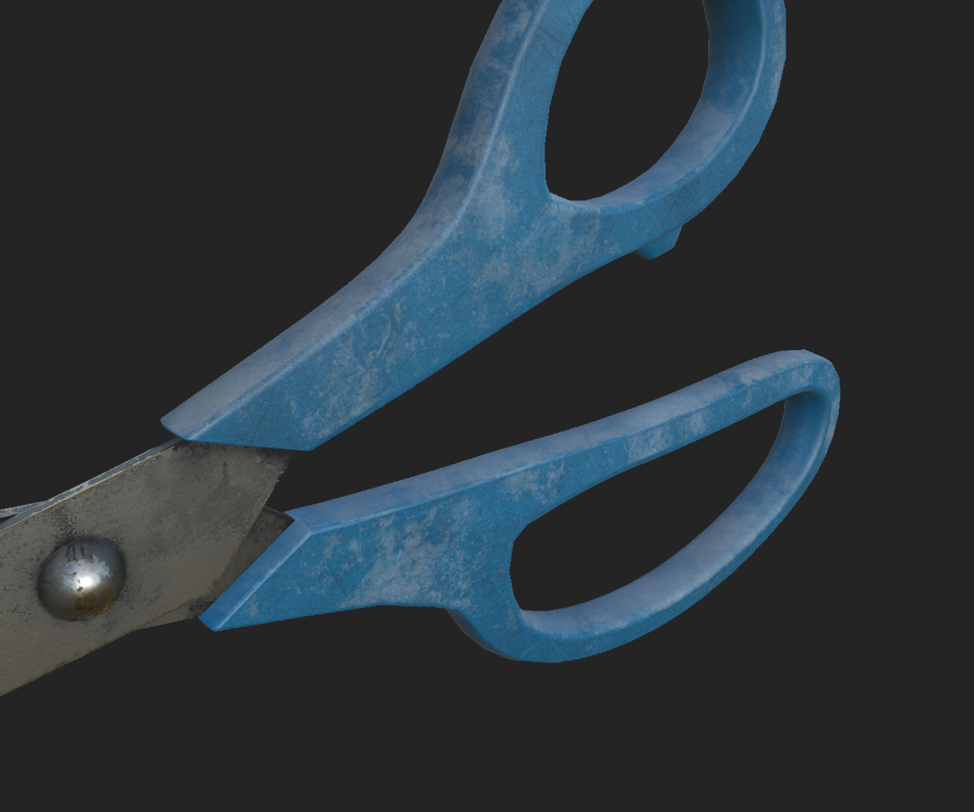 Scissors Vol1 Low-poly 3D model_10