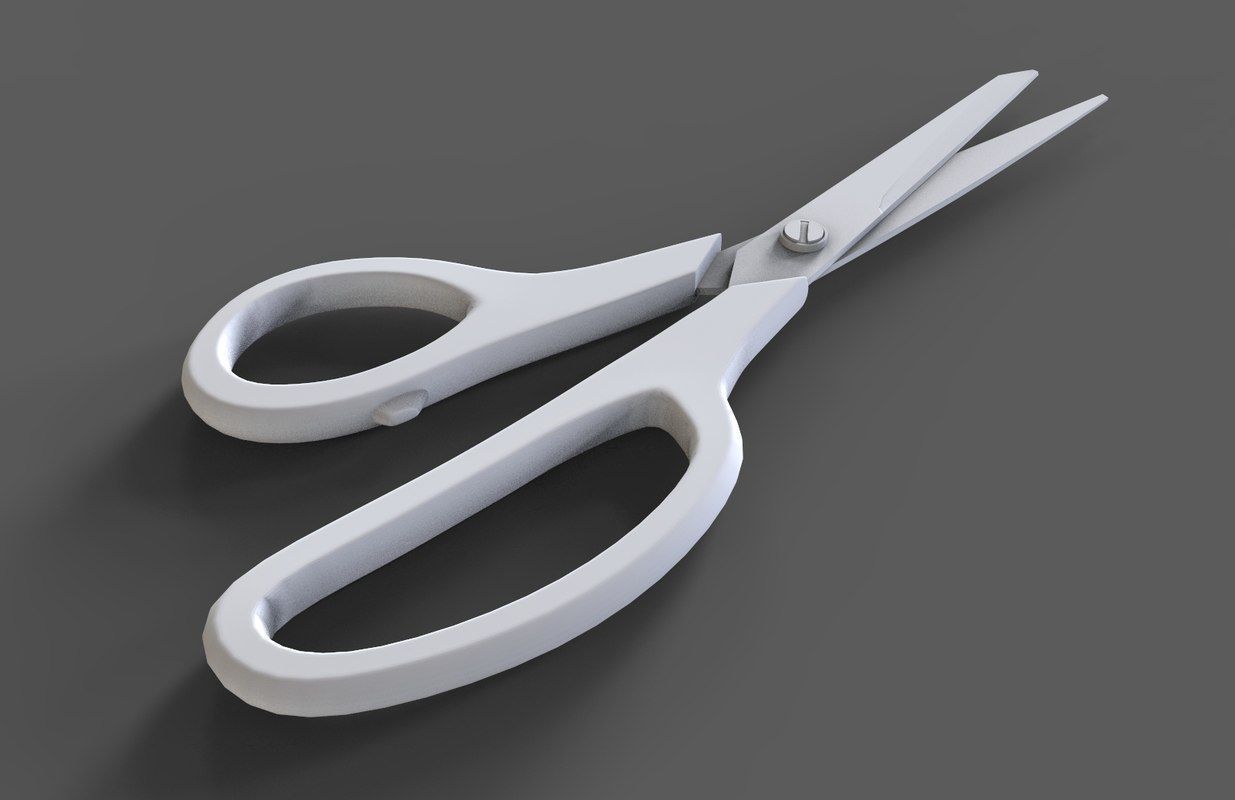 Scissors Vol1 Low-poly 3D model_14