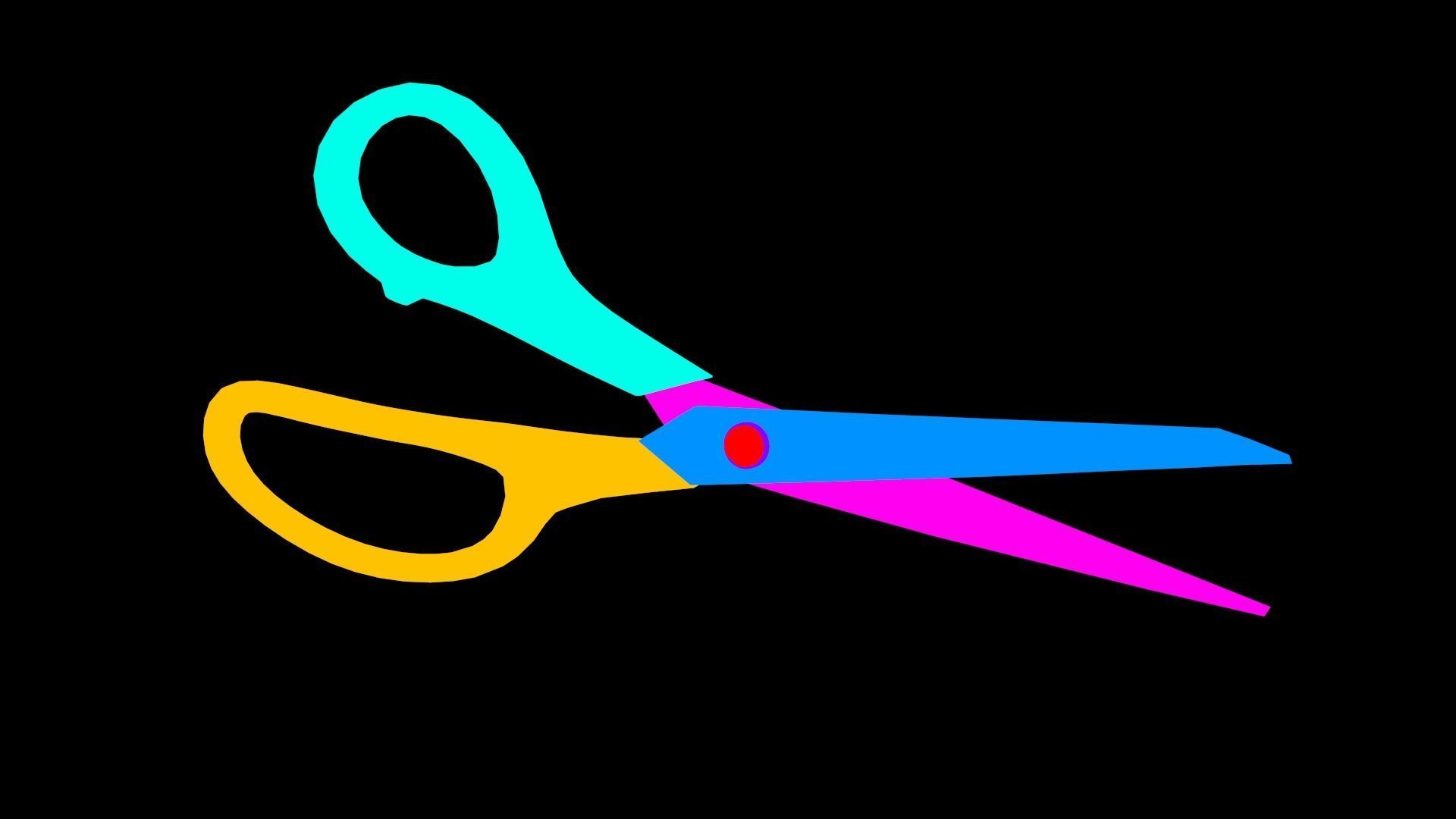 Scissors Vol1 Low-poly 3D model_25