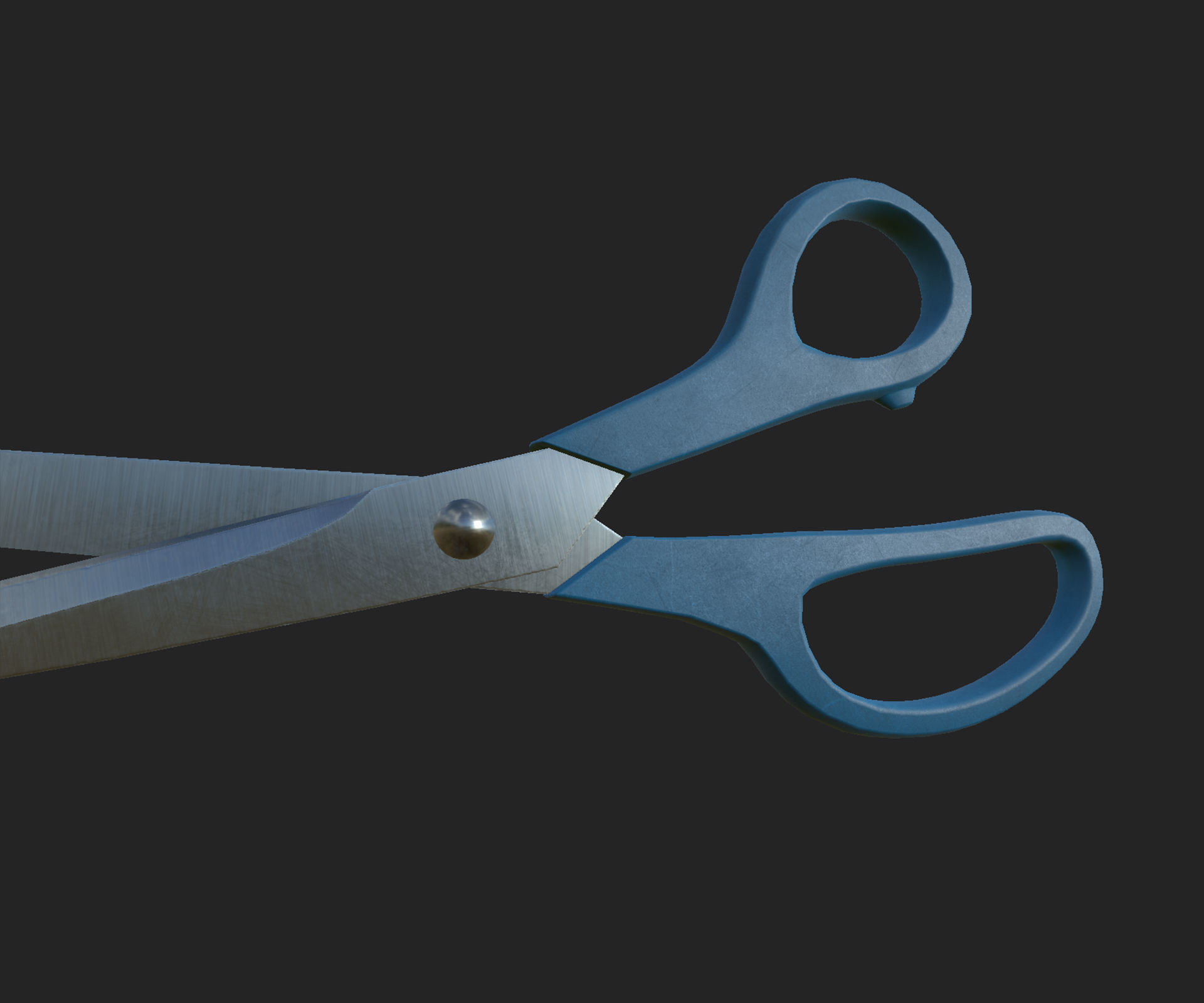 Scissors Vol1 Low-poly 3D model_7