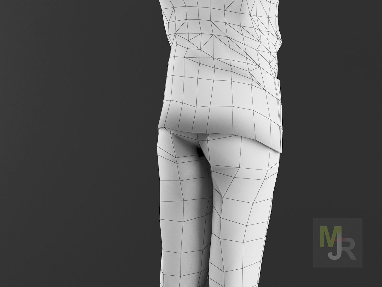 Cartoon Boy Motion Pack Low-poly 3D model_19