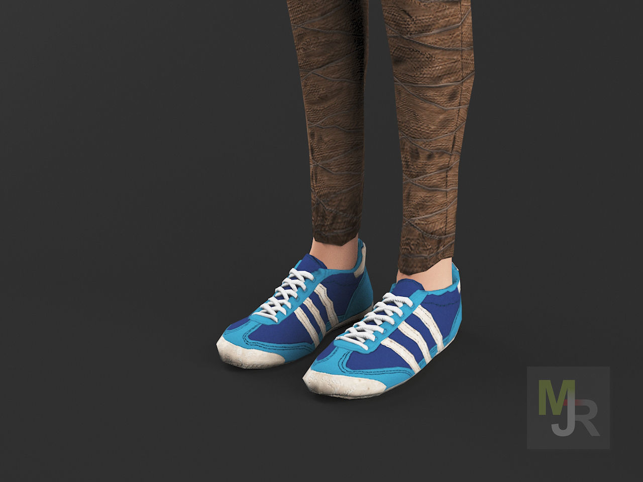 Cartoon Boy Motion Pack Low-poly 3D model_14