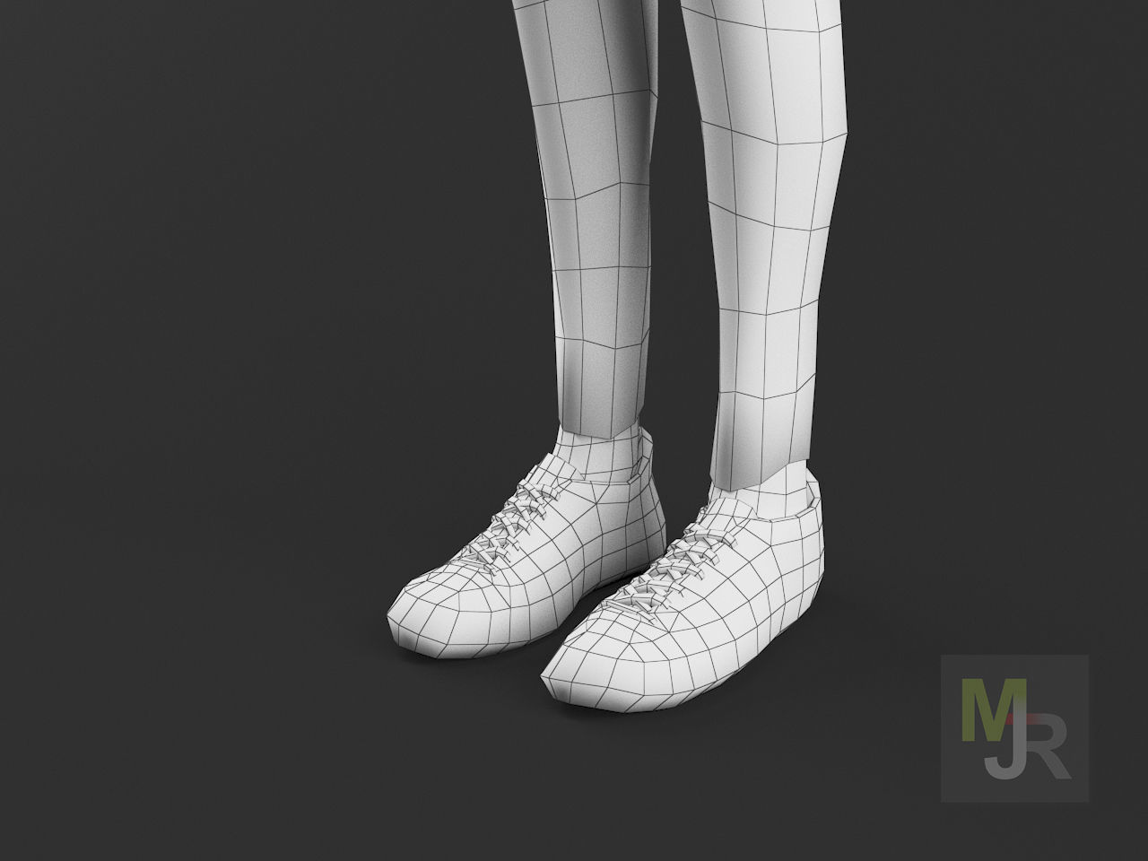 Cartoon Characters Pack1 Low-poly 3D model_29