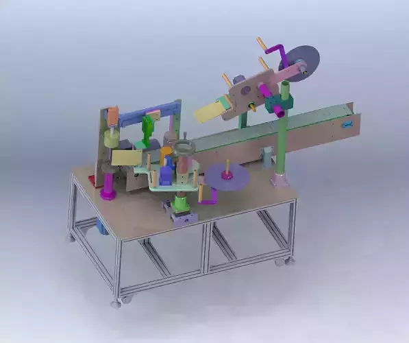 Labeling machine 3D model