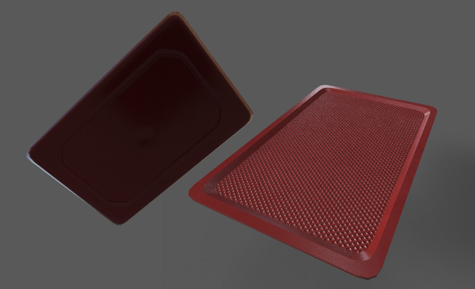 Plastic Tray Free low-poly 3D model_4