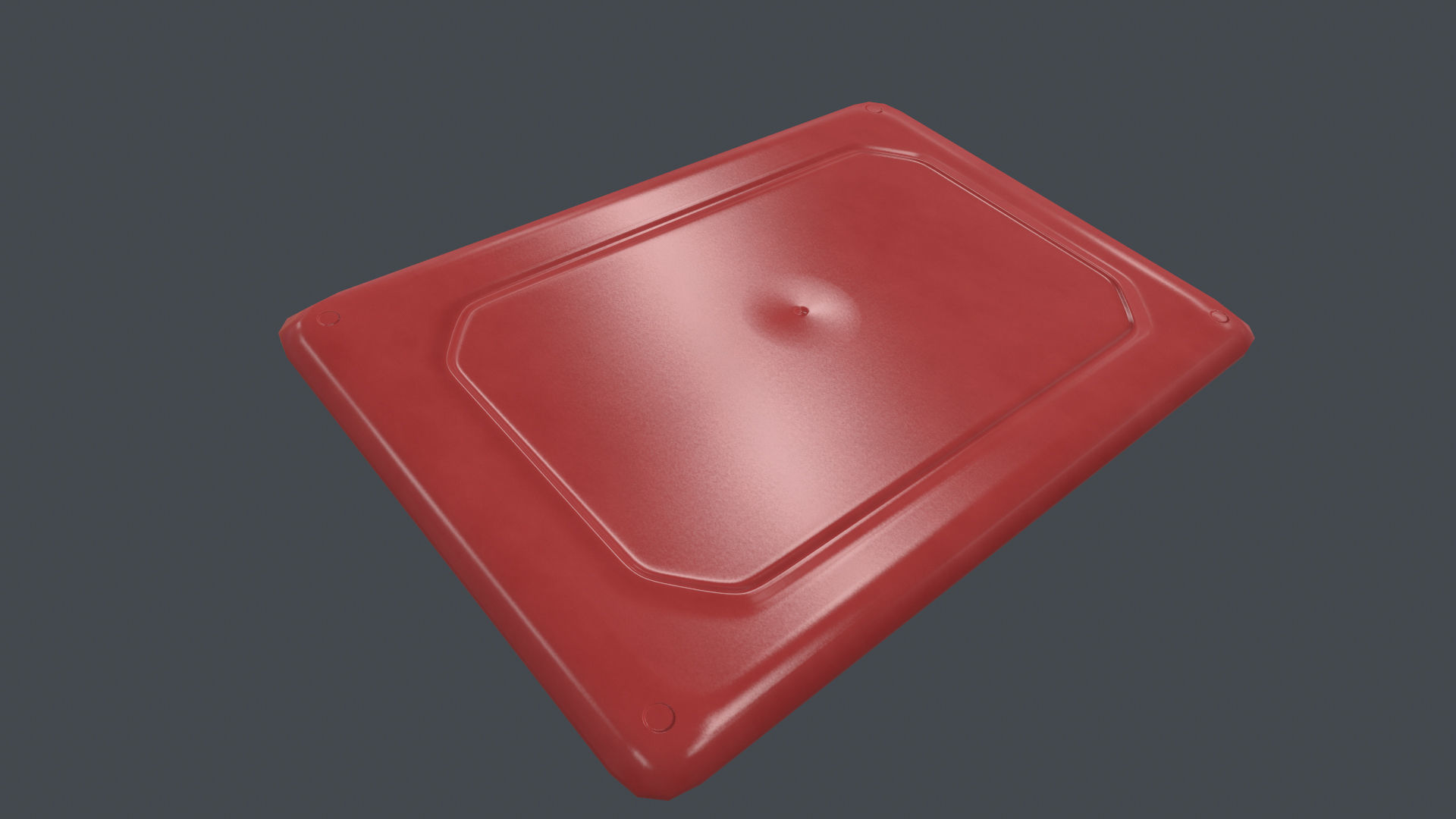 Plastic Tray Free low-poly 3D model_1