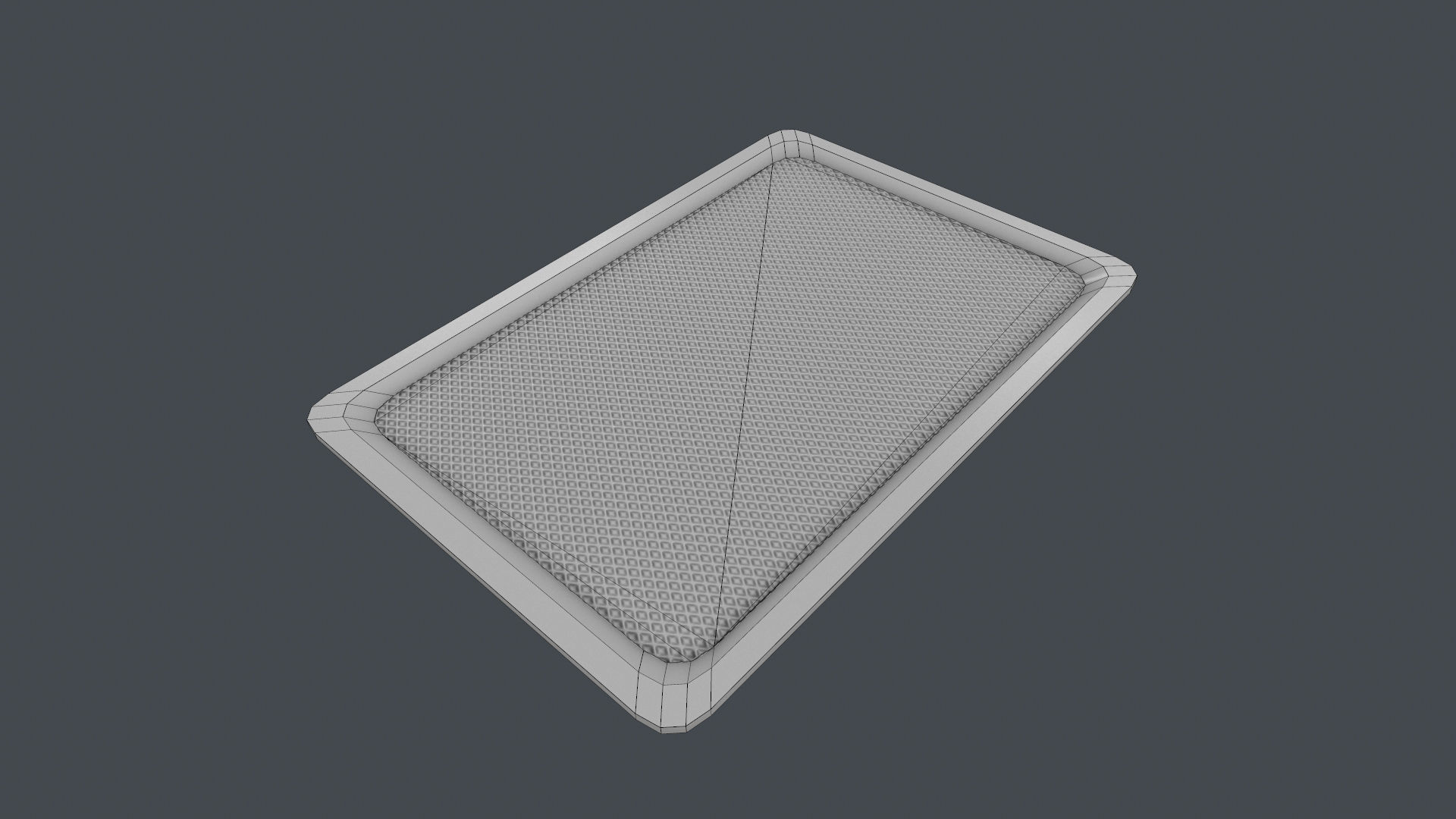 Plastic Tray Free low-poly 3D model_3