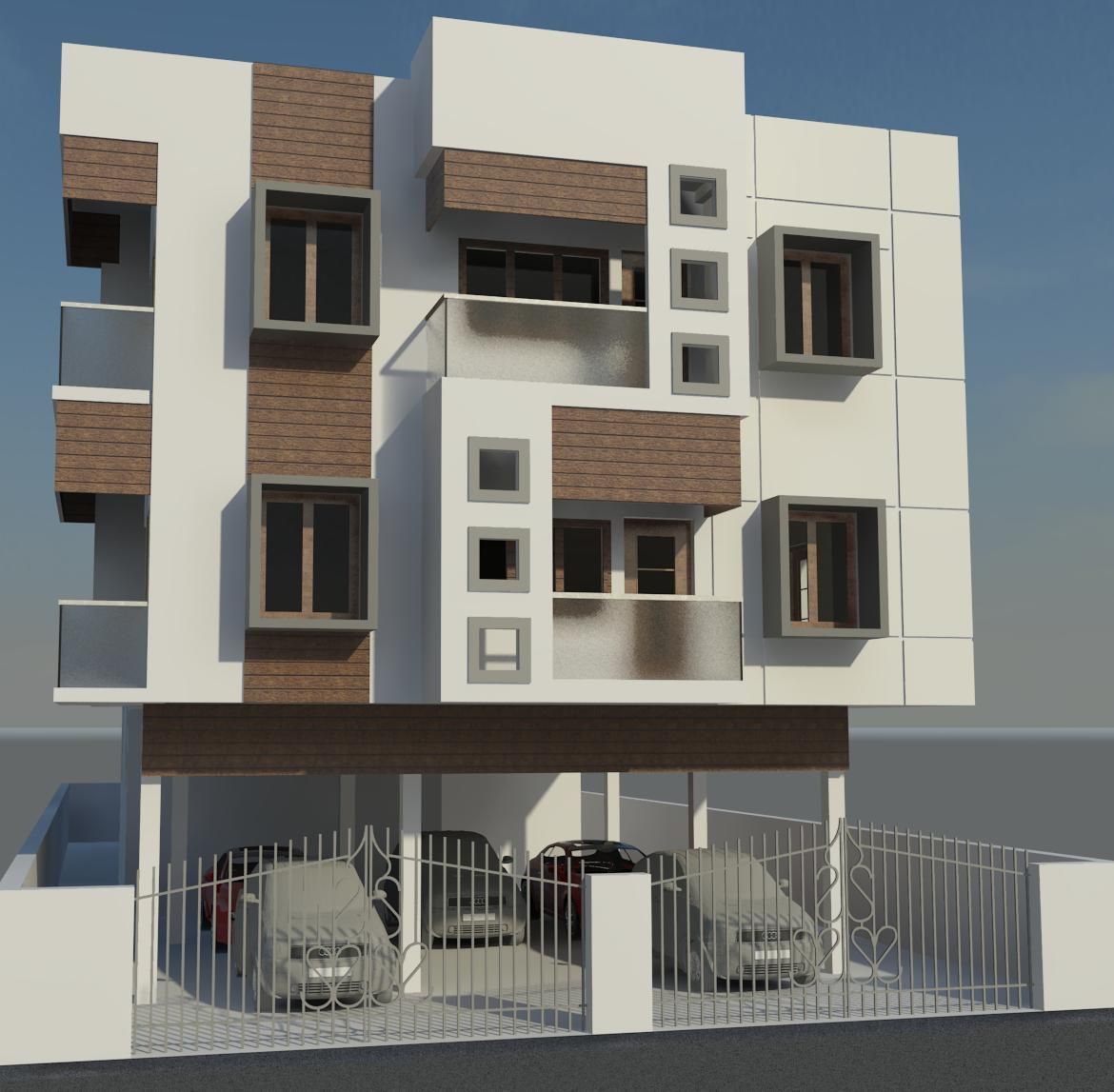 simple exterior 3D model_3