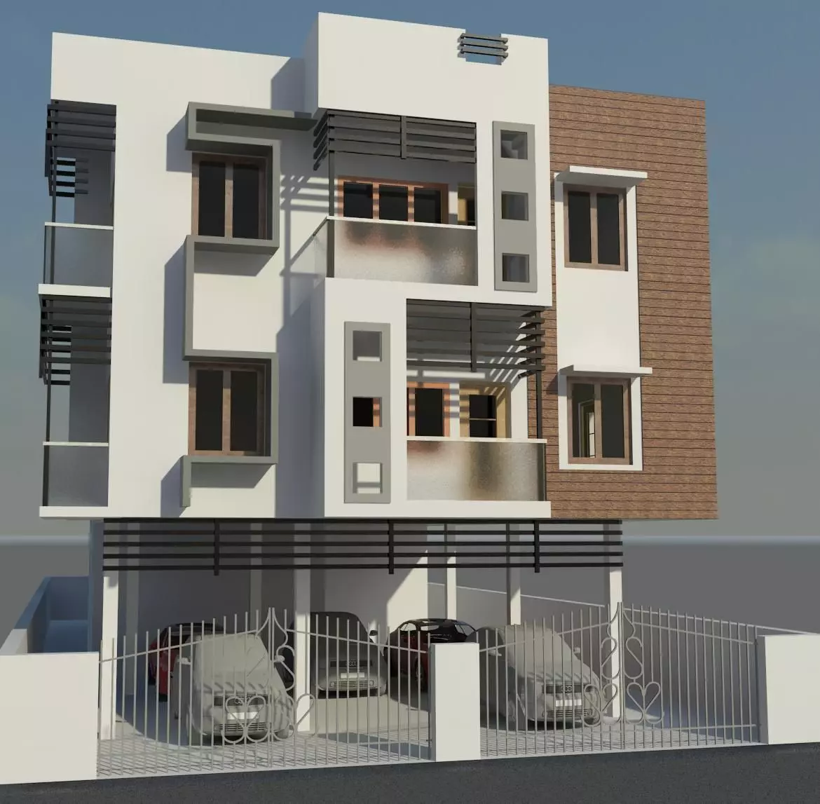 simple exterior 3D model_0