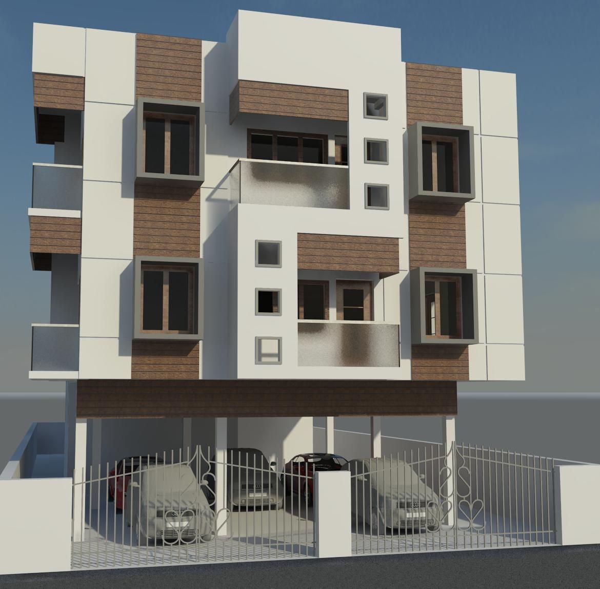 simple exterior 3D model_4